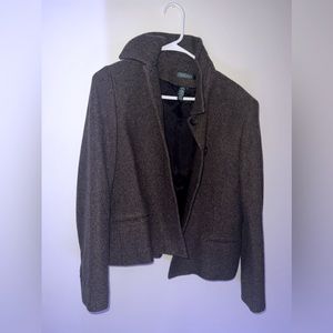 Ralph Lauren Brown Texture Blazer Size 14